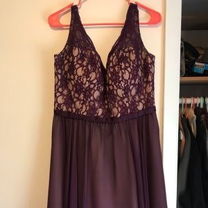 Morilee Bridesmaid Dress. Size 18. Eggplant